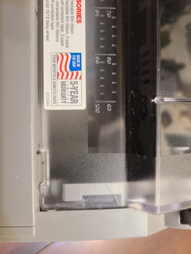 Brother gx-7500 typewriter tested, working