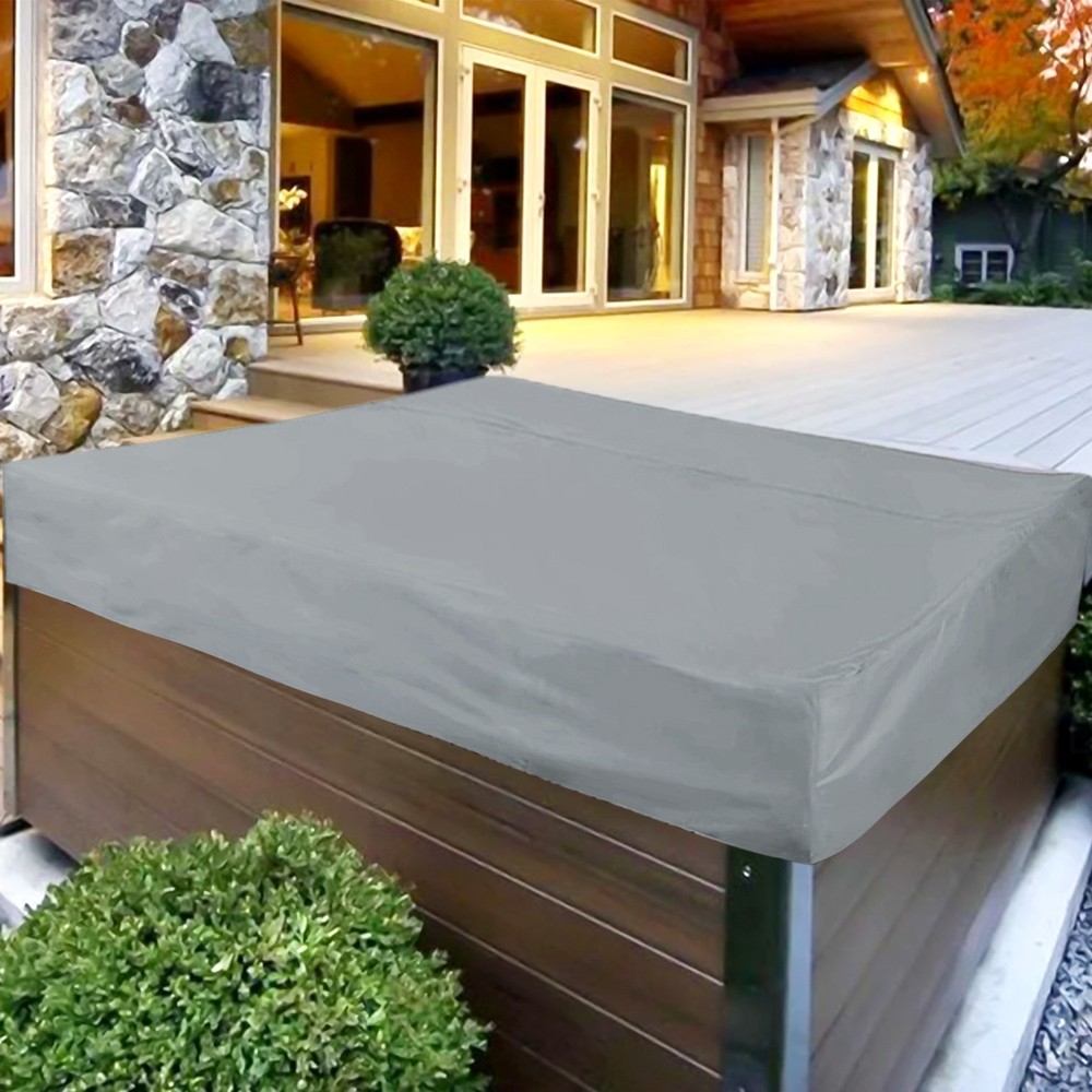 Square Spa Cover Cap Robust Waterproofing Solution with Dust Protection