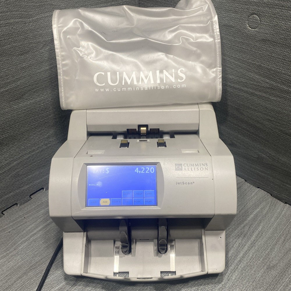 Cummins Allison JetScan 4068 ES Bill Counter Working