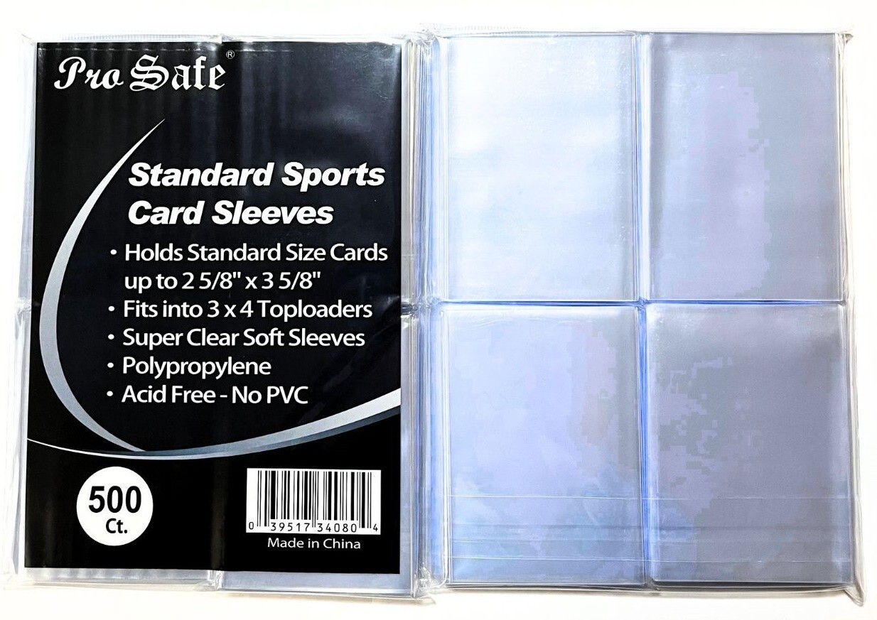 10000 Card Sleeves, 1 CASE PENNY Sport Trading Card Sleeves, Standard Size