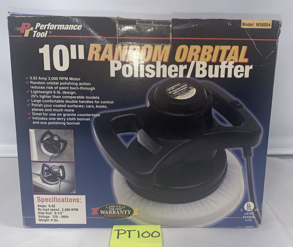 Performance Tool W50054 10 Inch Random Orbital Buffer PT100