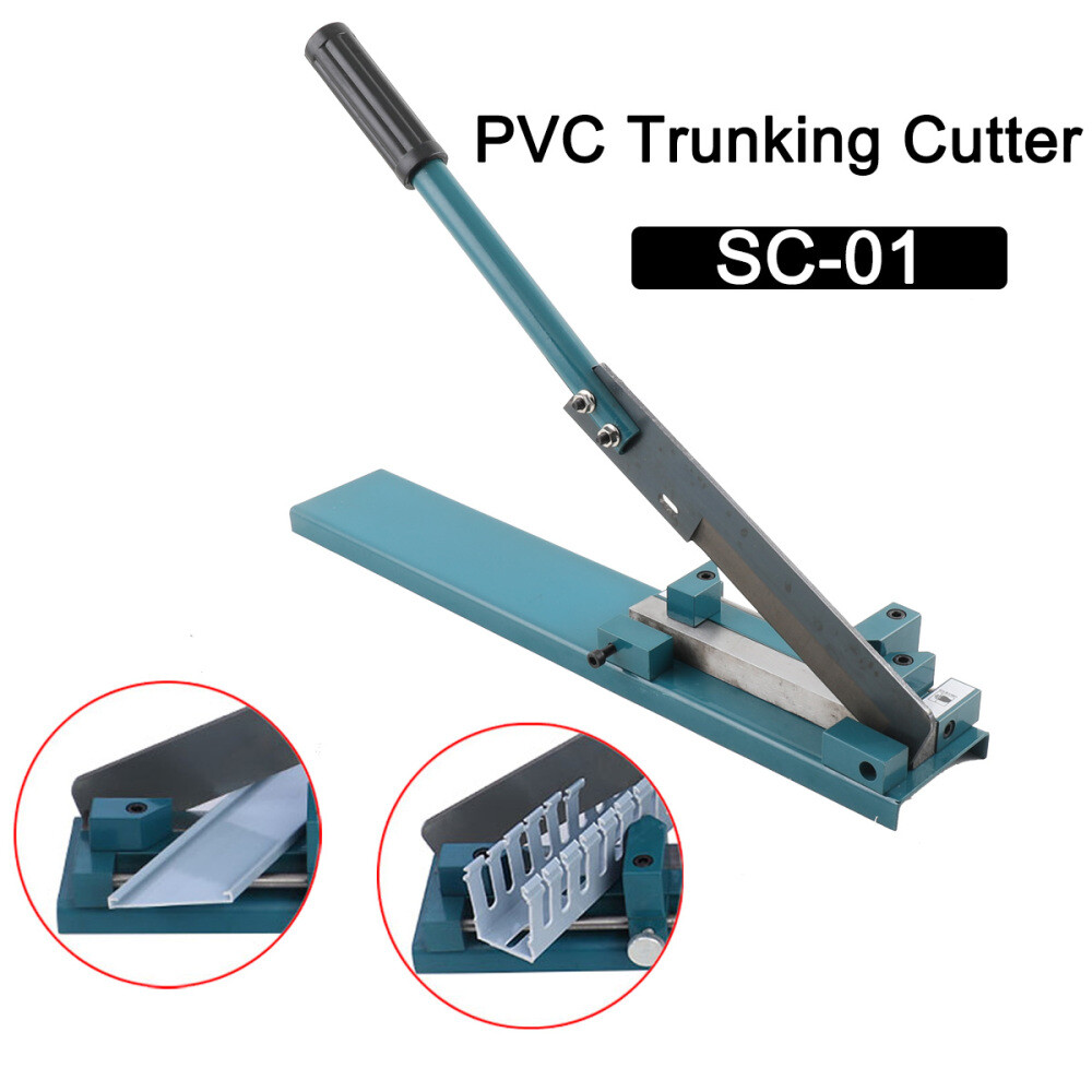 PVC Trunking Cutter Manual Plastic Wiring Duct Angle Adjustable Cutting Machine