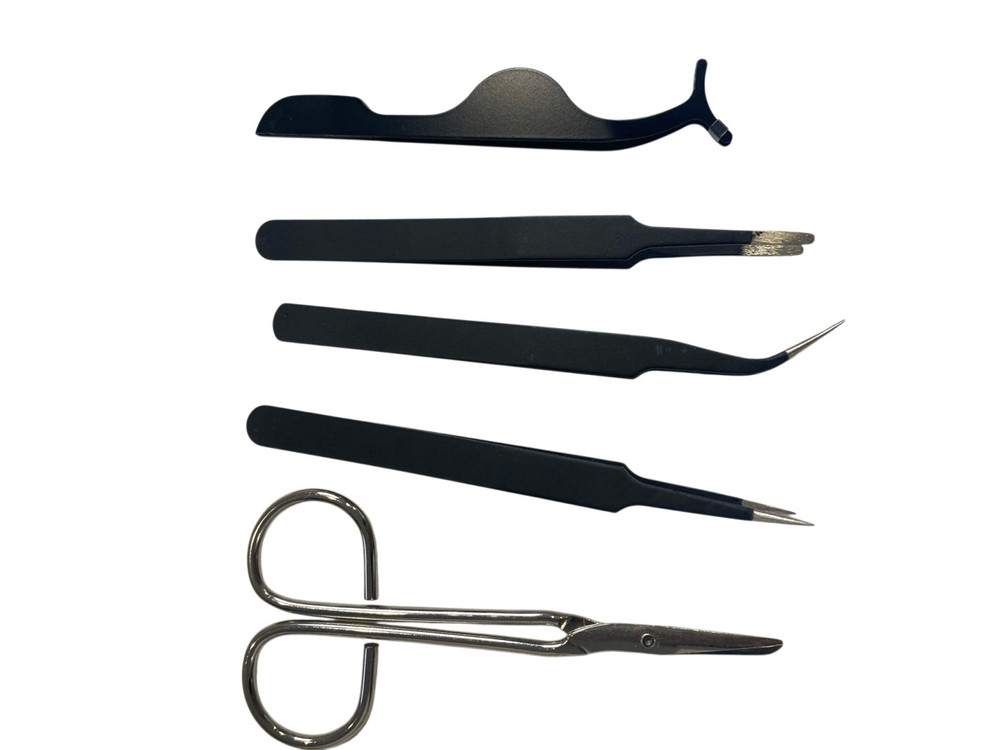 Eyelash Extension Supply Lot Lashes Tools Mirror Mannequin Practice Kit Set