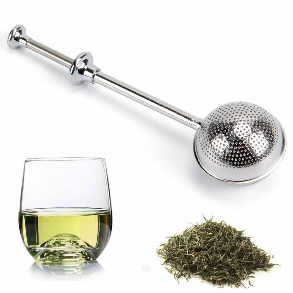 4PC Ball Mesh Tea Infuser Loose Leaf Strainer Spice Filter Herb Steeper Diffuser