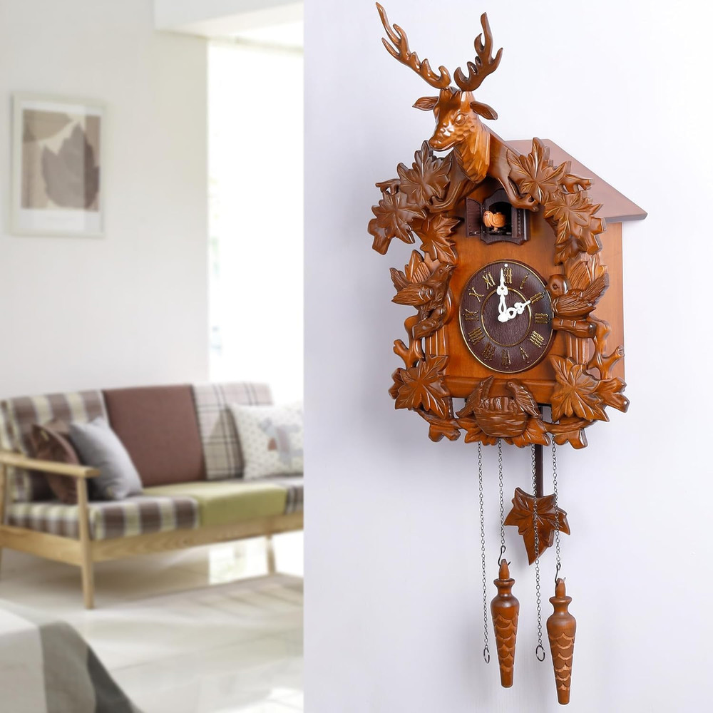 Large Handcrafted Wood Cuckoo Clock MX015-2