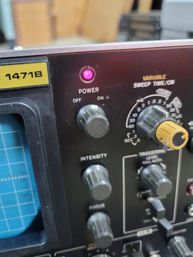 BK Precision 1471B Dual-Trace Analog Oscilloscope - AS IS