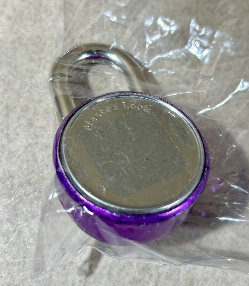 3 Master Locks Combination Red Blue Purple