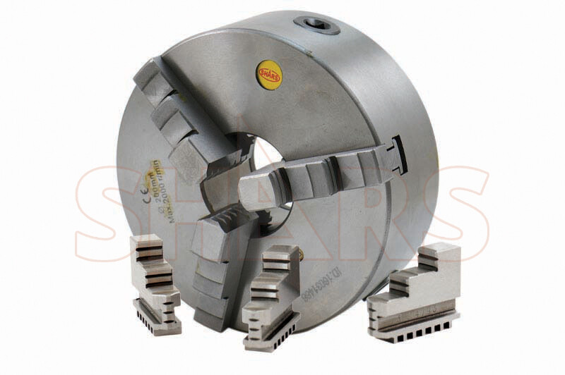 8" 3 Jaw Self Centering Lathe Chucks Precision 2 Sets Jaw .0039" TIR XL[