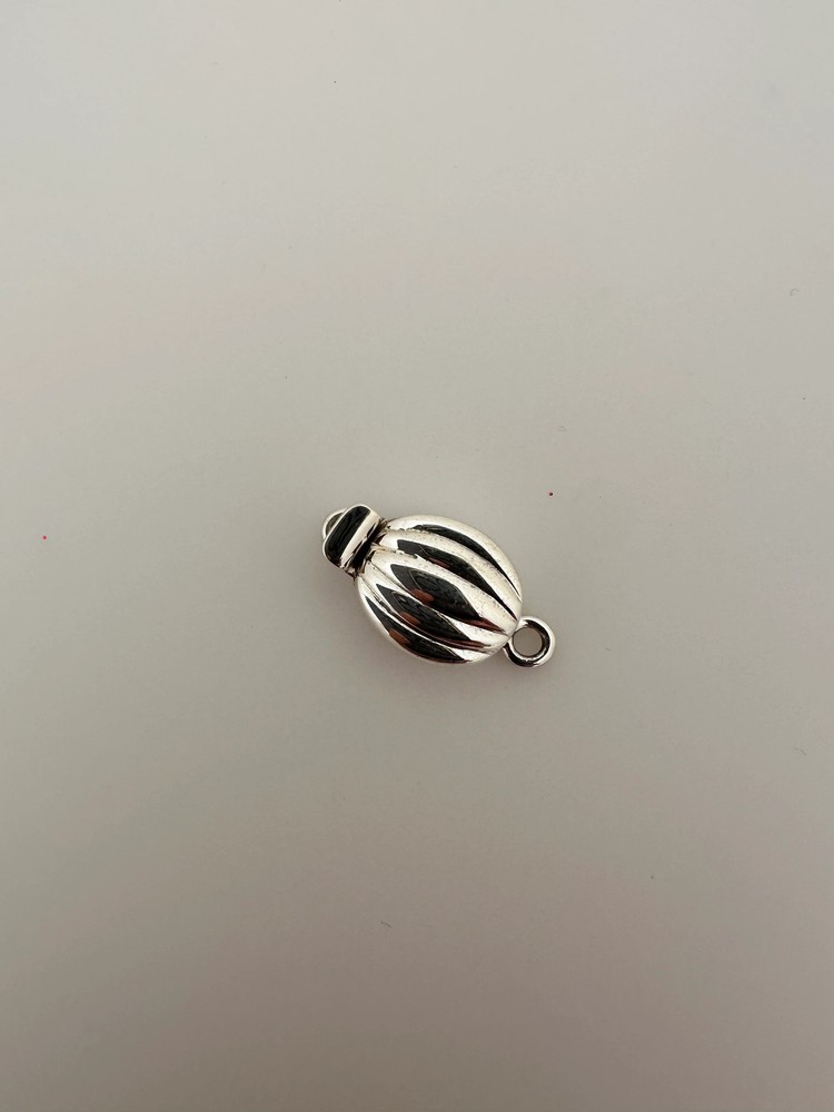 925 Sterling Silver Ladybug Box Clasp One & Two Loop (19 × 10 mm) - 1 Set