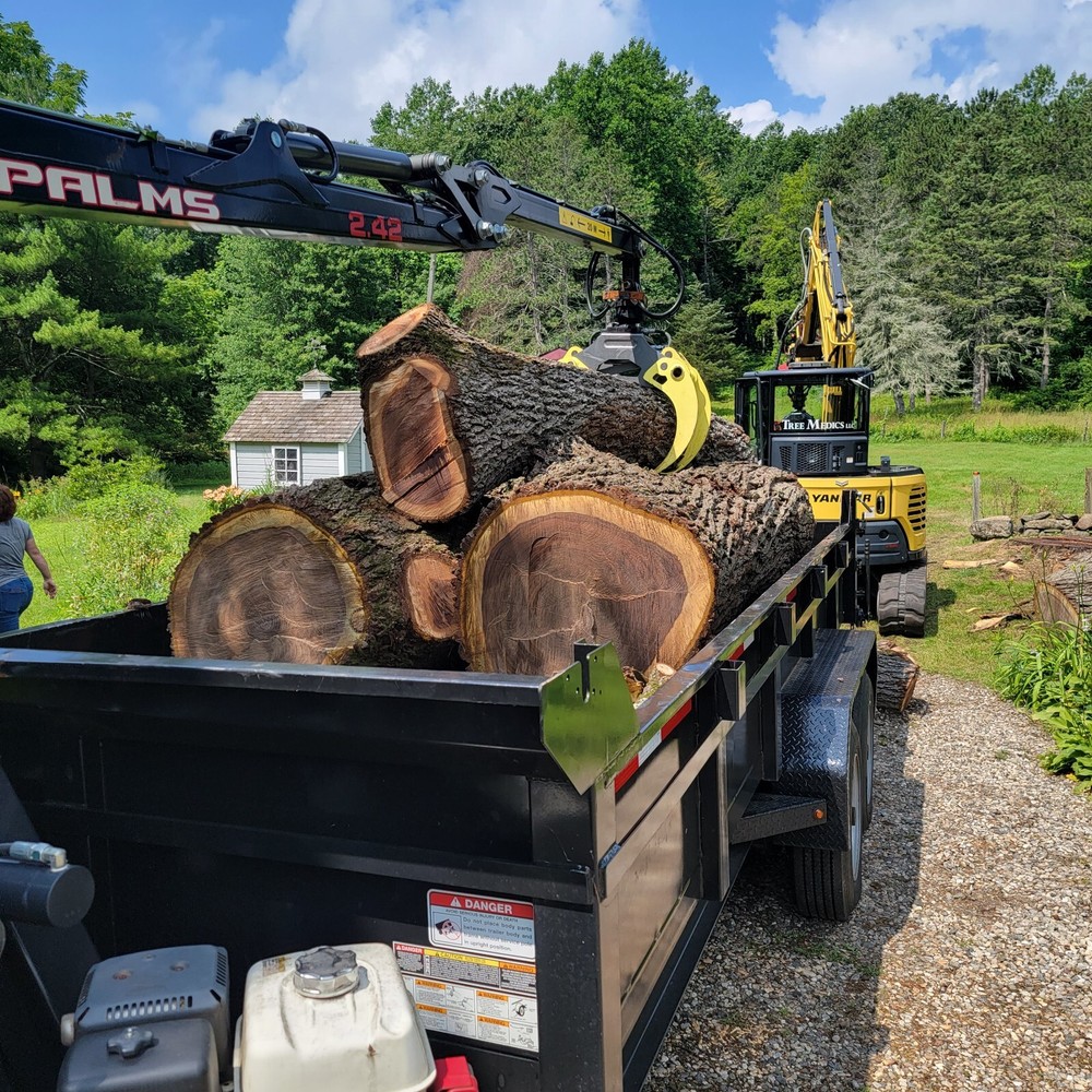Palms Grapple Loader 2.42-Forestry Trailer Grapple crane