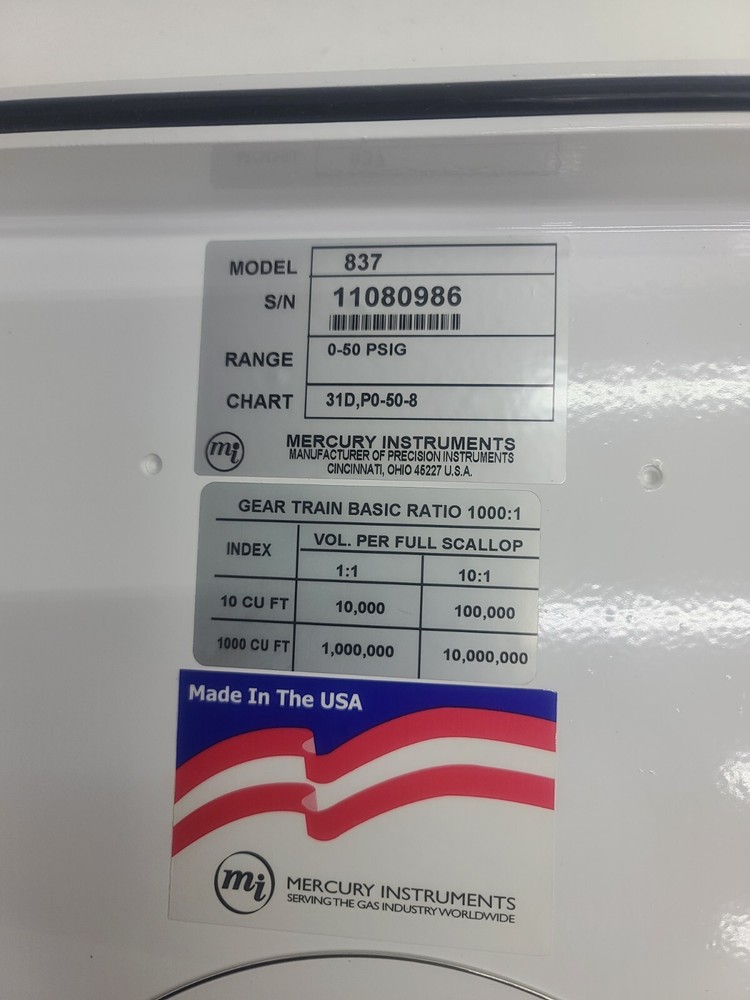HONEYWELL CHART RECORDER MODEL:837. /3
