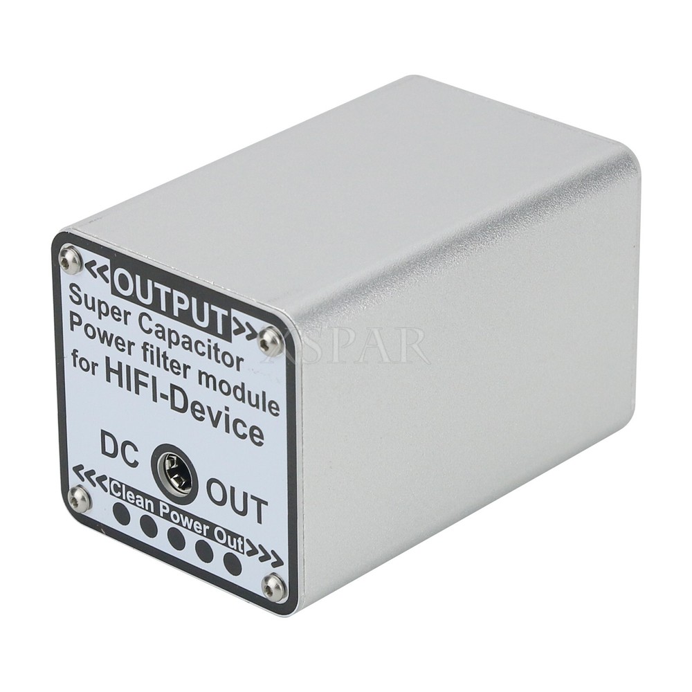 12V 3F Super Capacitor Power Filter Module for Hifi Line Filter EMI Filter DC2.1