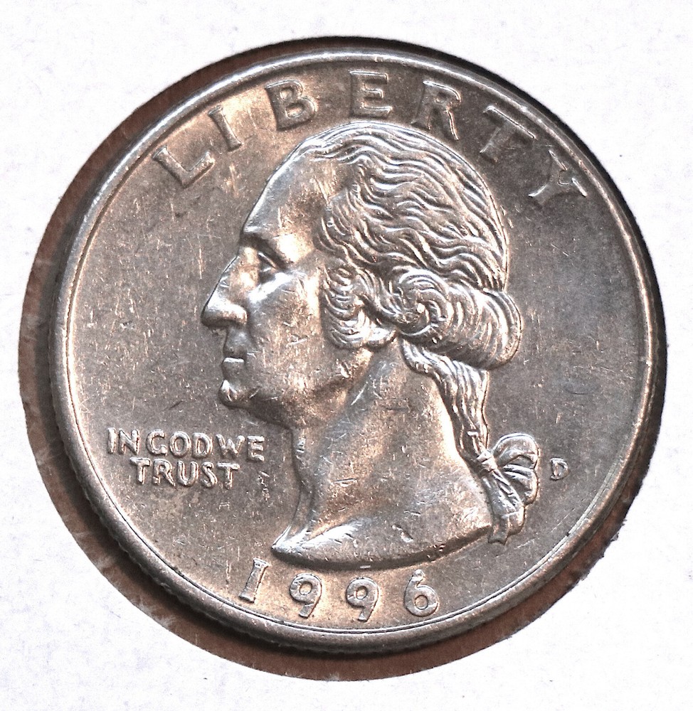 1996 D Washington Quarter circulated