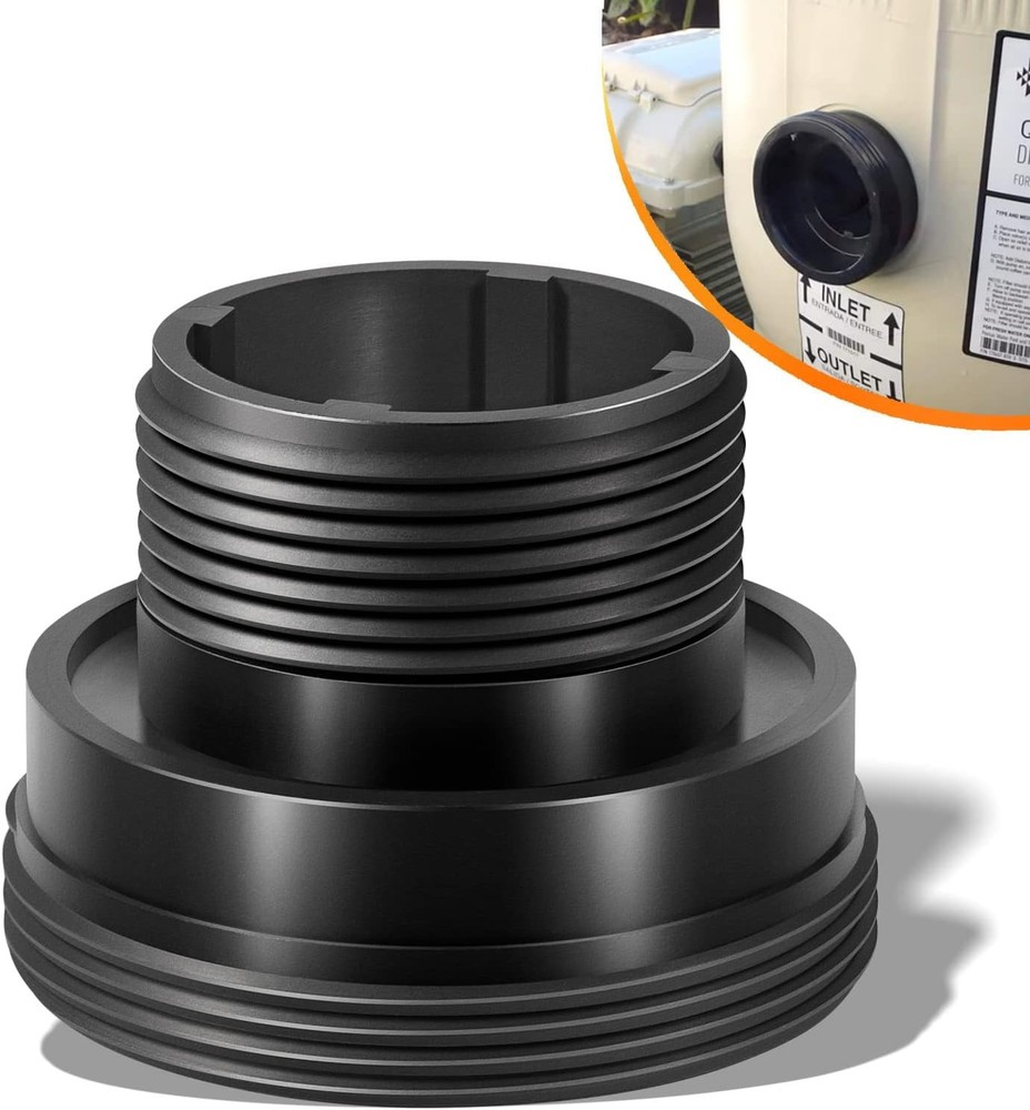 194801 Bulkhead Fitting 2-Inch for Pool and Spa Filter, Clean & Clear Plus