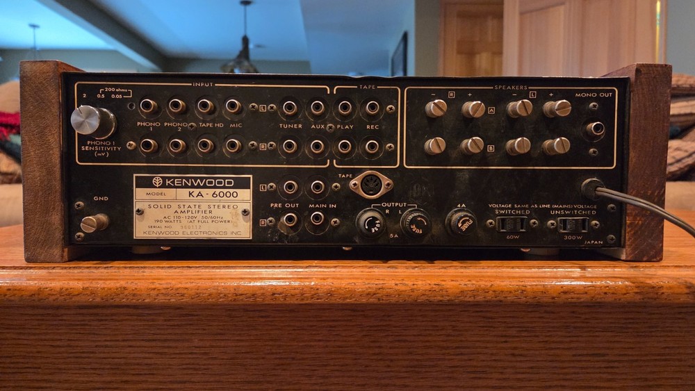 Kenwood KA-6000 stereo amplifier