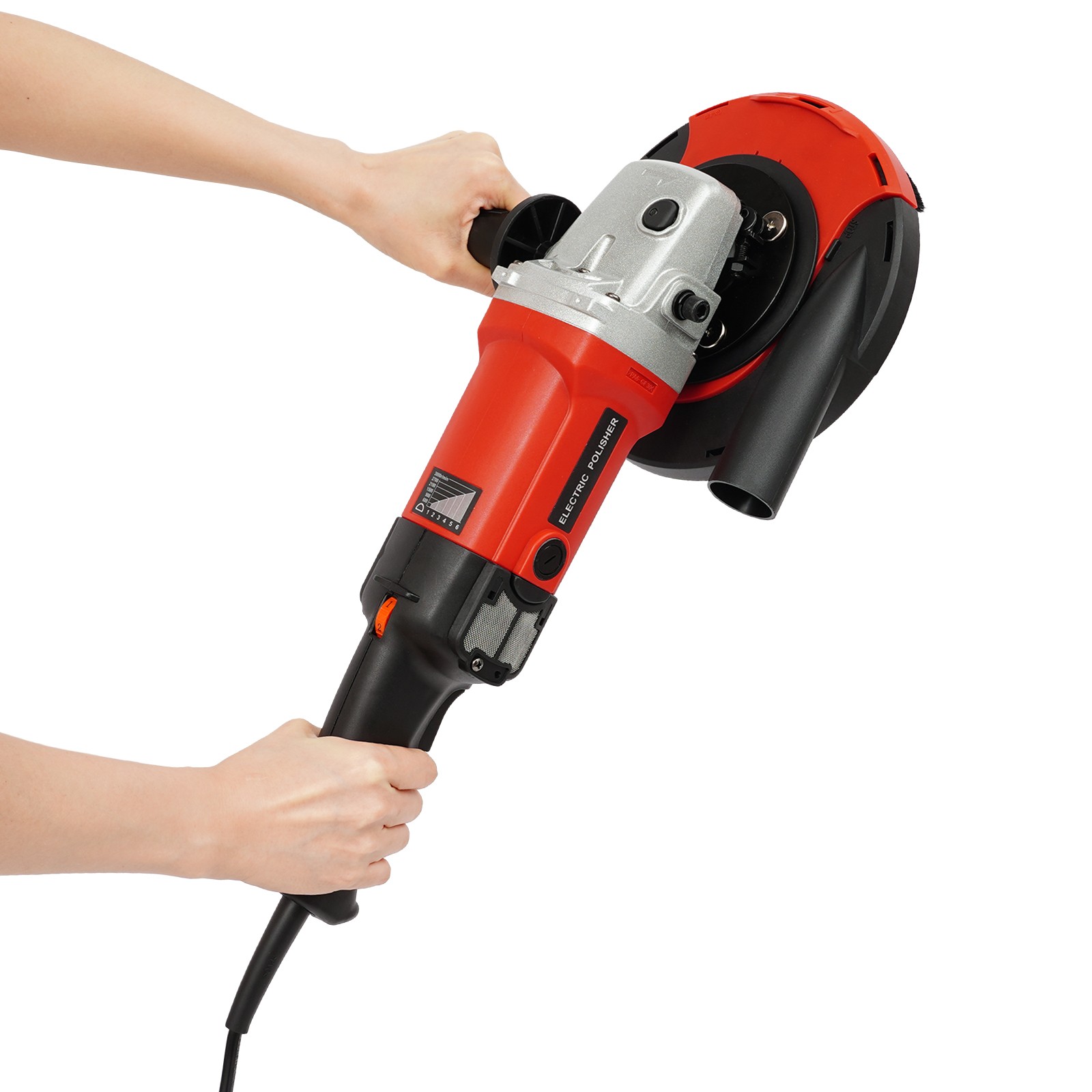 Handhold Concrete Grinder Adjustable Grinding Machine with Dust Extraction Port