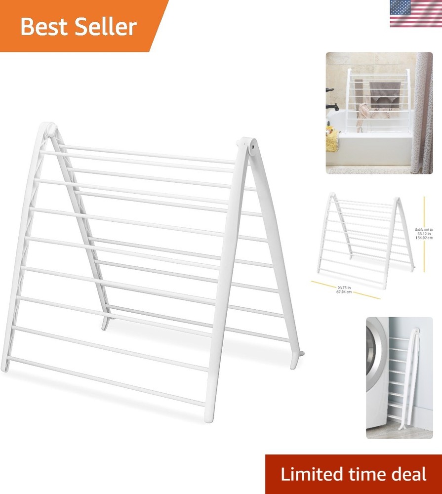 Versatile Freestanding Drying Rack - Ideal for Efficient Indoor Clothes Drying