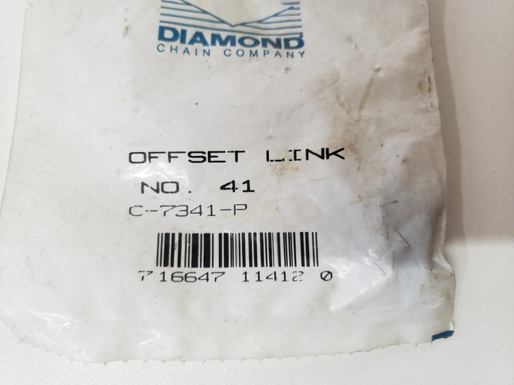 Diamond 41 Offset Roller Chain Link C-7341-P