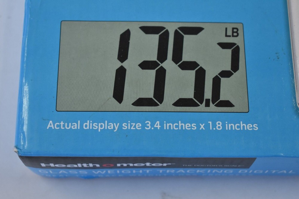Health O Meter Weight Tracking Doctor Scale Progress Tracker Glass Platform