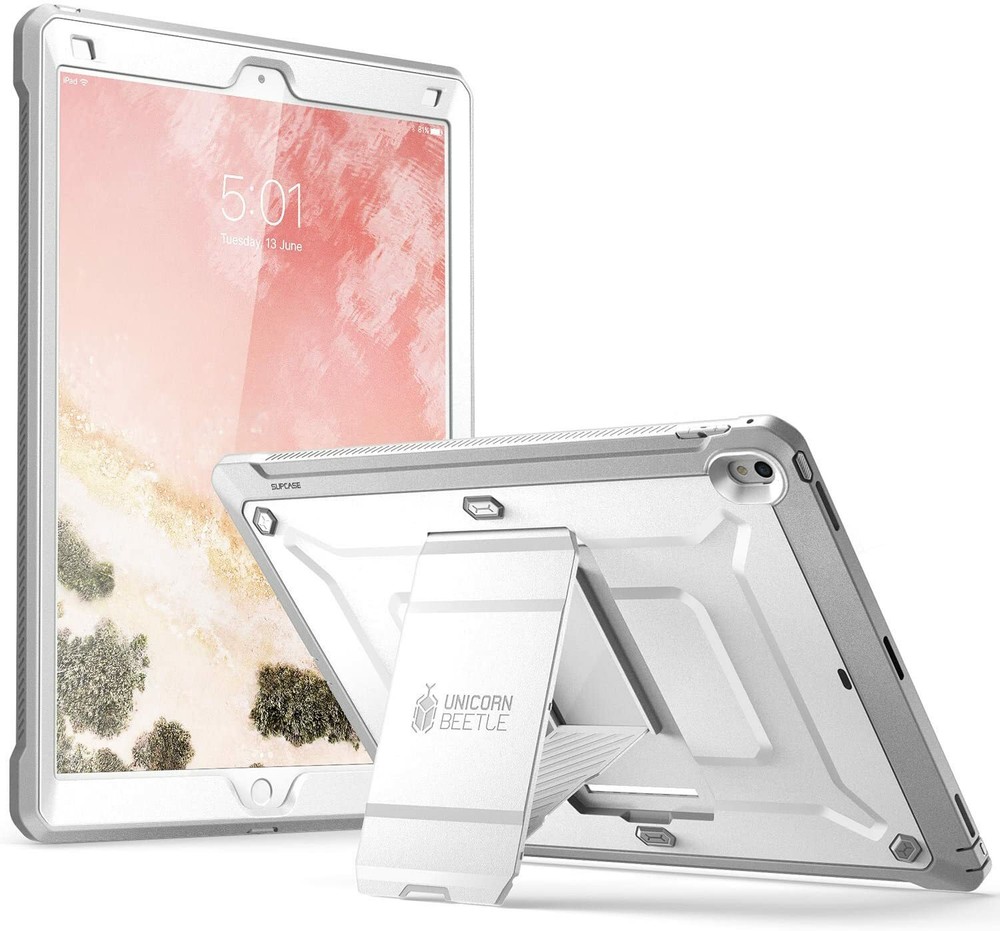 SUPCASE Stand Case for Apple iPad Pro 12.9" 2017, Precise Cutouts Rugged Cover