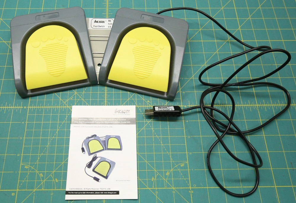 iKKEGOL USB Double Foot Switch Control - Never Used
