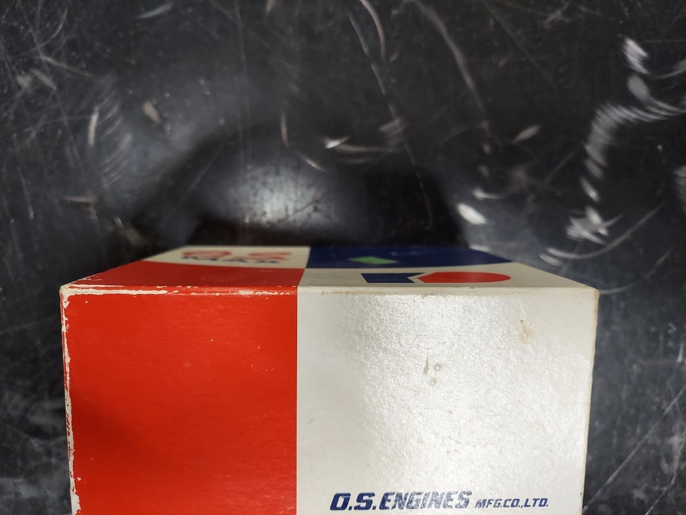 Vintage O.S. Max Engine Box Rc Car Rc Plain Nitro Patch Decals
