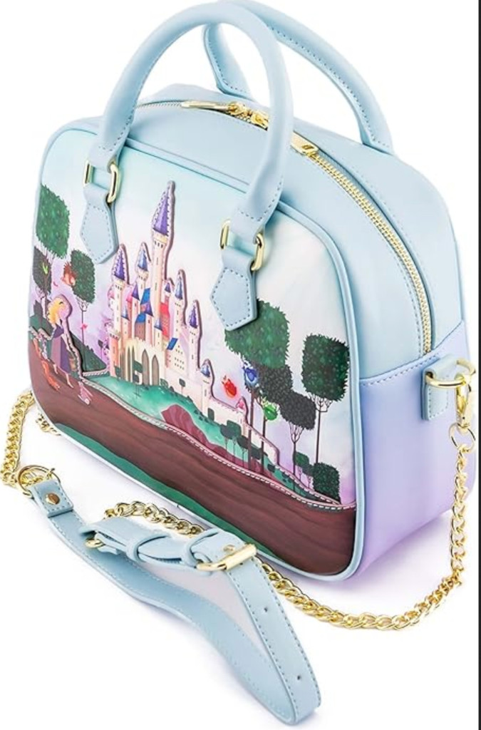 Loungefly Disney Sleeping Beauty Castle Crossbody Bag Purse - New With Tags NWT