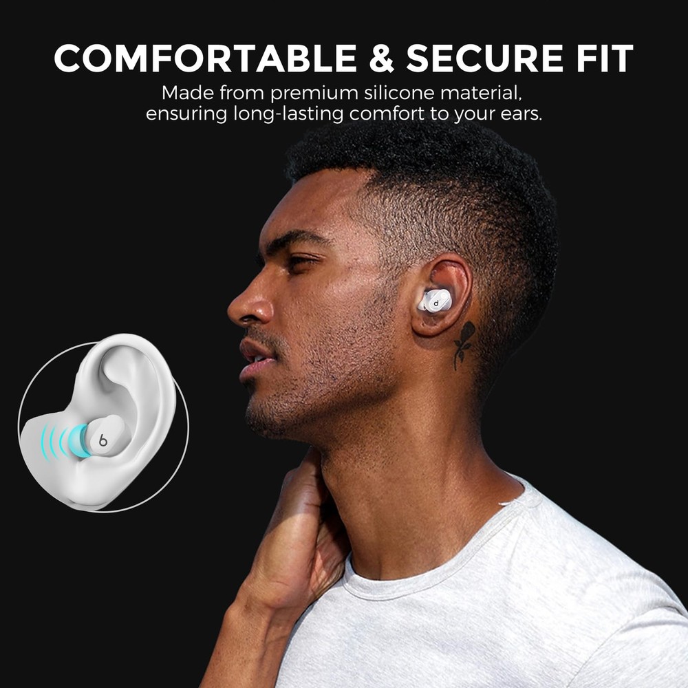 AhaStyle Ear Tips for Beats Studio large, 2 Large+2 Medium+2 Small, White