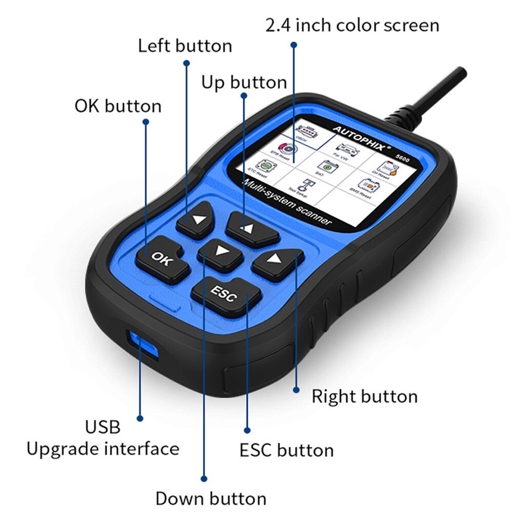 AUTOPHIX 5600 Full System Diagnostic Scan Tool OBD2 Scanner Code Reader for VW
