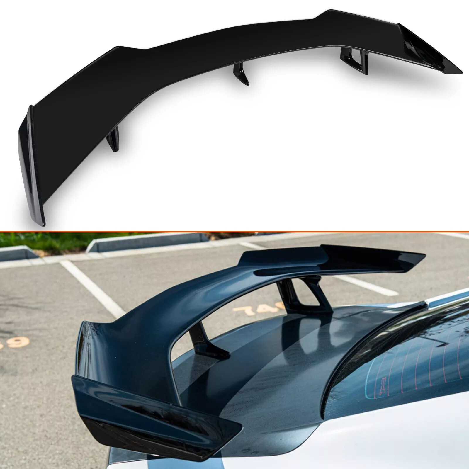 Trunk Spoiler Wing Gloss Black For Chevy Camaro ZL1 1LE Style LT RS SS 2016-2024