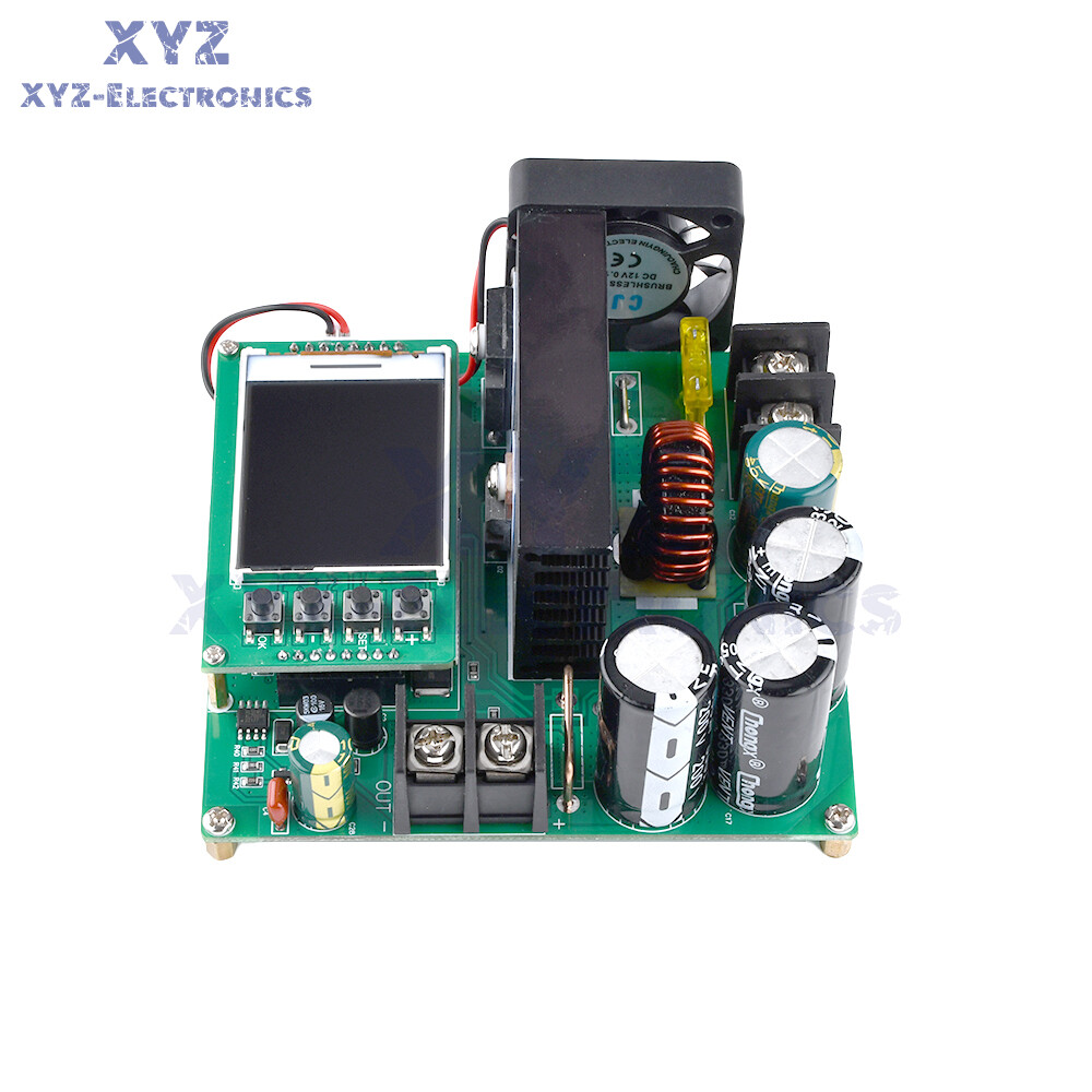 DC9V~60V 900W 15A CNC Constant Current Voltage DC Boost Module LCD Display