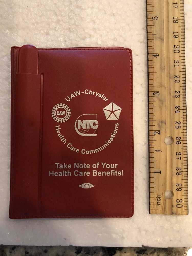Chrysler UAW small notebook