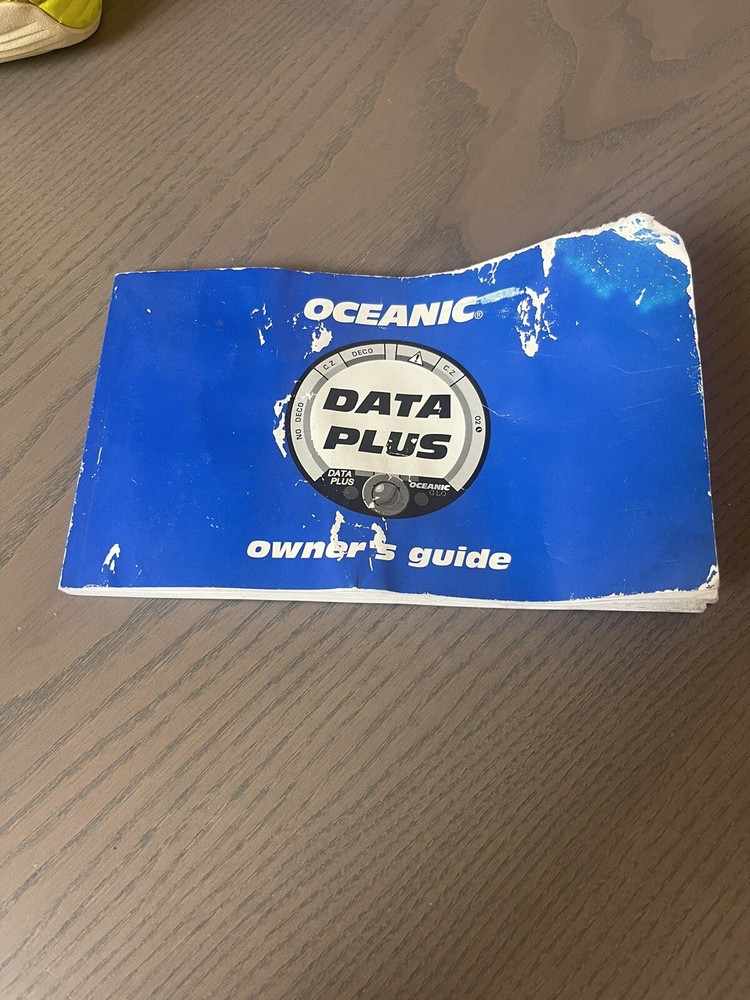 Oceanic Data Plus Owner's Guide Manual, for SCUBA Dive Computer Puck module