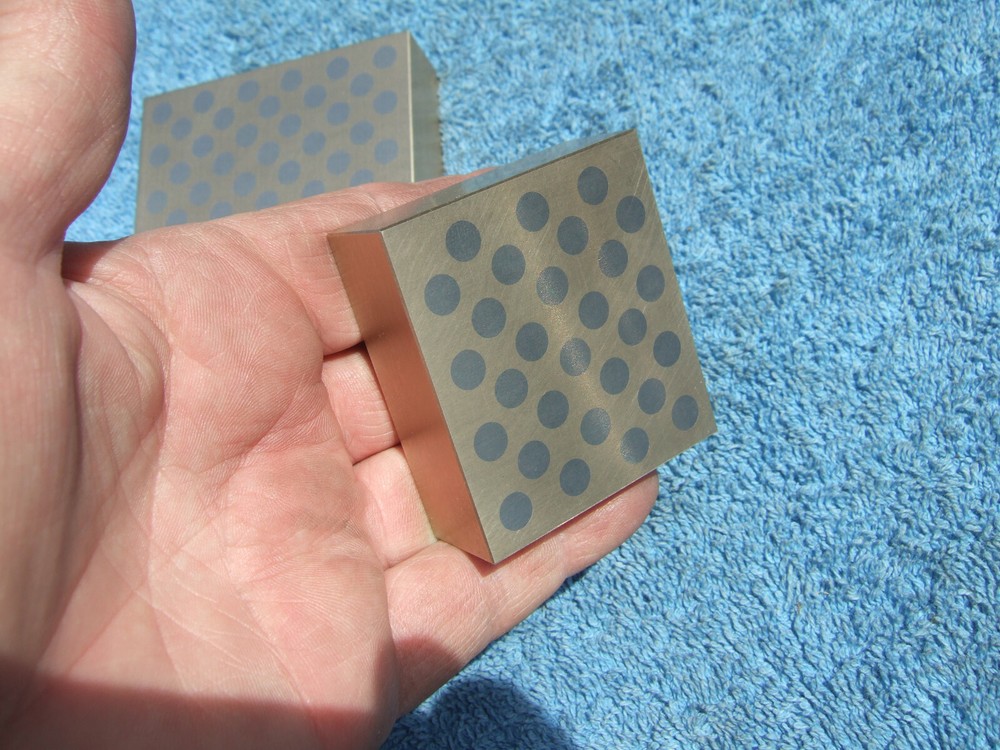 MAGNETIC TRANSFER BLOCKS US MADE FRESH GROUND w/HERMANN SCHMIDT MSB TOOLMAKER