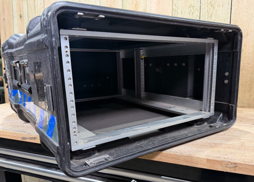 ECS Server 5U Rack Rackmount 19" X 24" Frame Waterproof Black Storage Case
