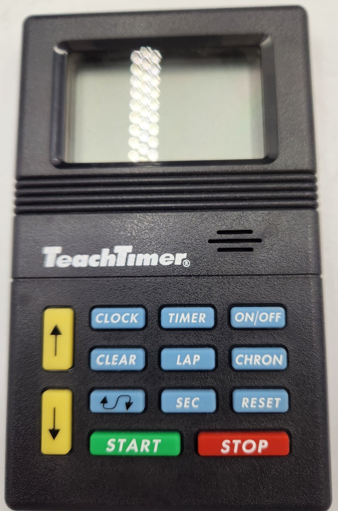 LOT OF 2 TeachTimer Electronic Timer With Case & Lanyard