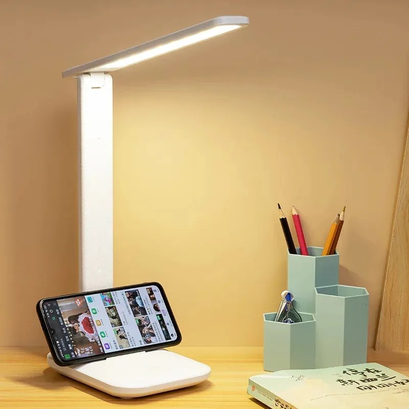 LED Desk Lamp Touch Sensor Reading Foldable Table Lamp Eye Caring Reading Light