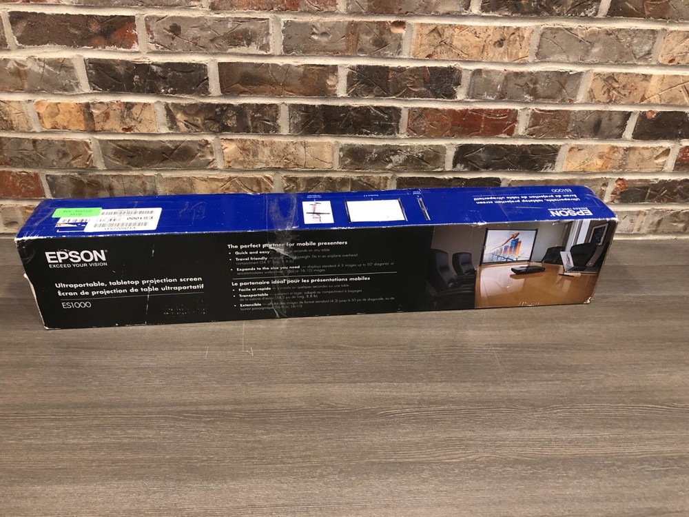 Epson ES1000 16:9 Tabletop Portable Projector Screen