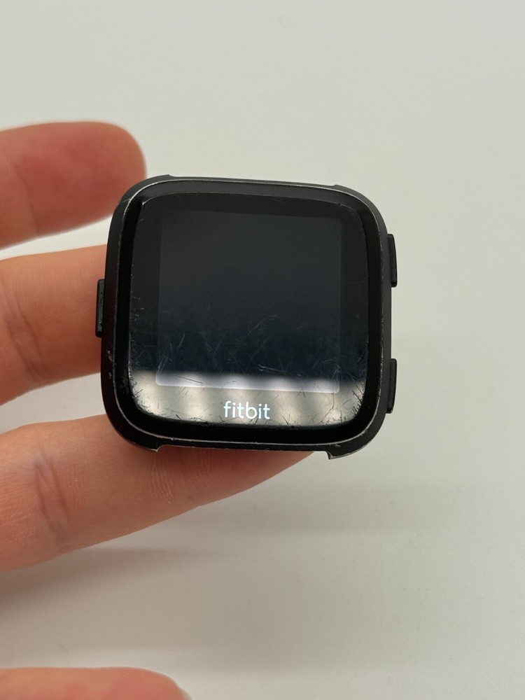 Fitbit Versa FB504 Smartwatch - Black - Large