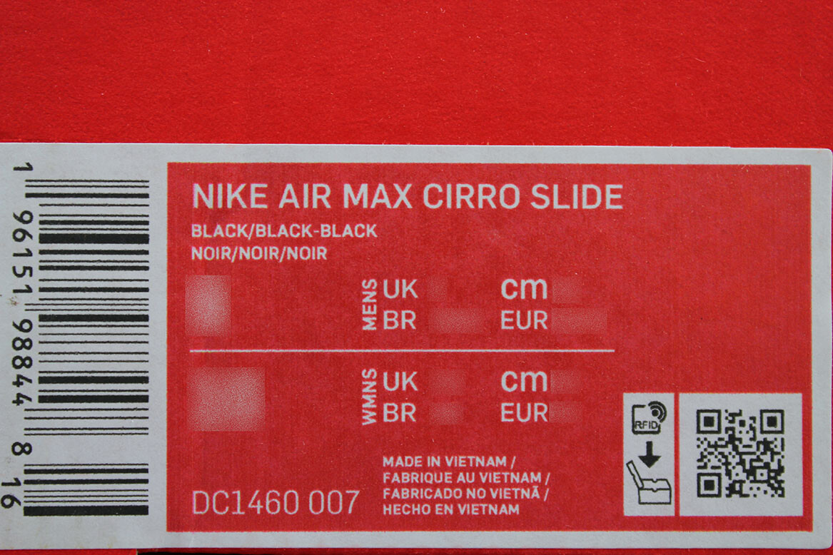 NIKE AIR MAX CIRRO SLIDE TRIPLE BLACK/BLACK SPORT SANDALS DC1460-007 US MEN SIZE