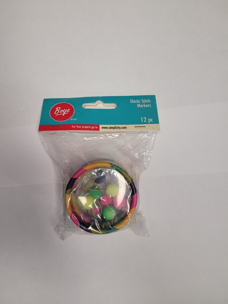 Boye Elastic Stitch Markers 12 Count
