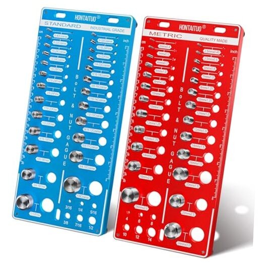 62 Nut and Bolt Thread Checker Standard and Metric,Bolt Size 62 Thread Checker