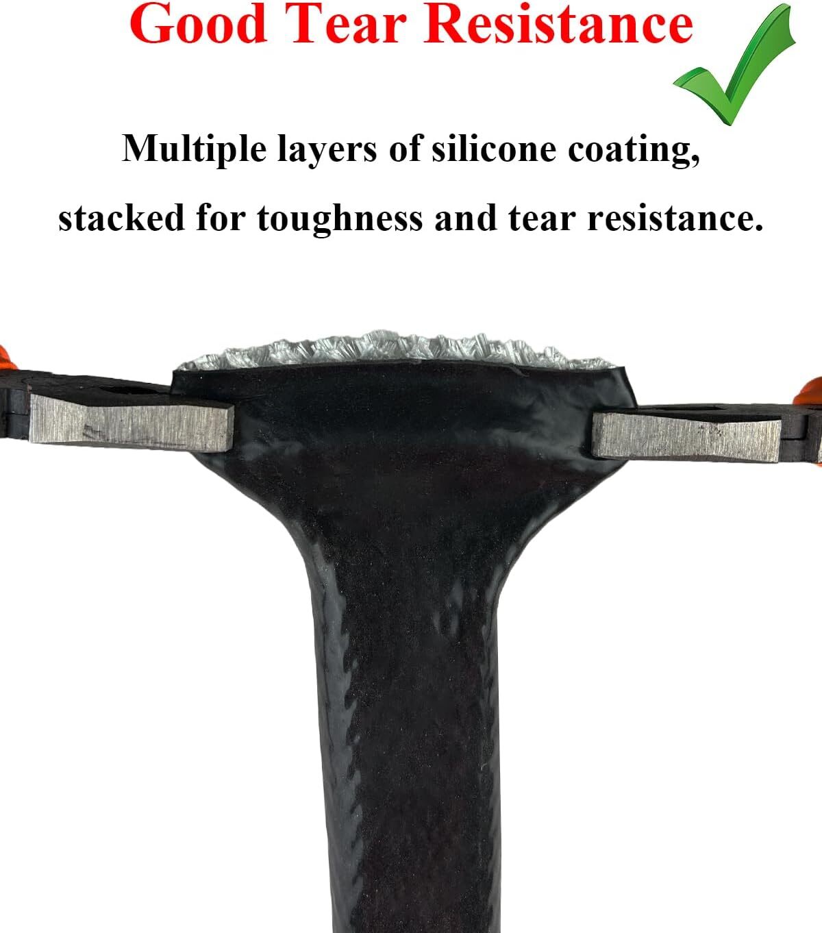 1/4" ID Heat Hose Fiberglass Wrap Shield Fire Sleeve for Hose Line & Wiring 5Ft