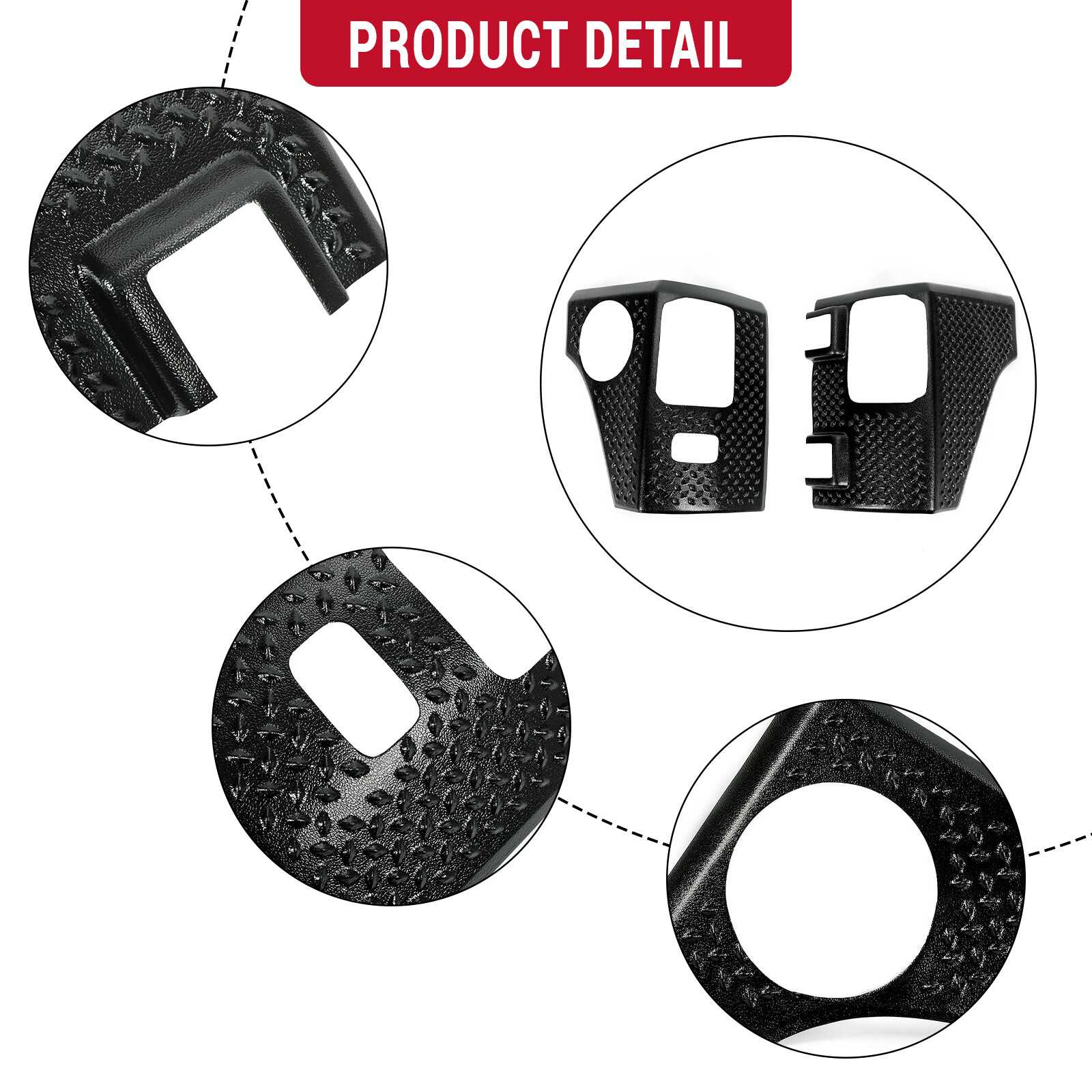 Rear Corner Guard Body Armor Tail light Cover for Jeep Wrangler JK JKU 2007-2018