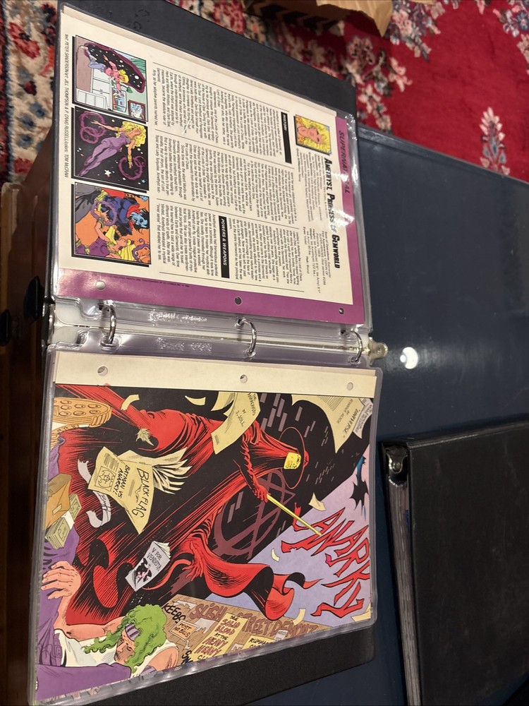 Comic Book Bio Binder