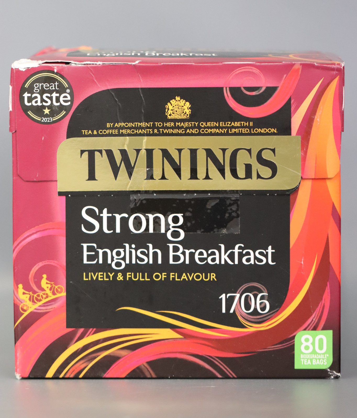 Twinings Assam Strong English Breakfast and Malty - 80 Tea Bags - exp 06/30/2027