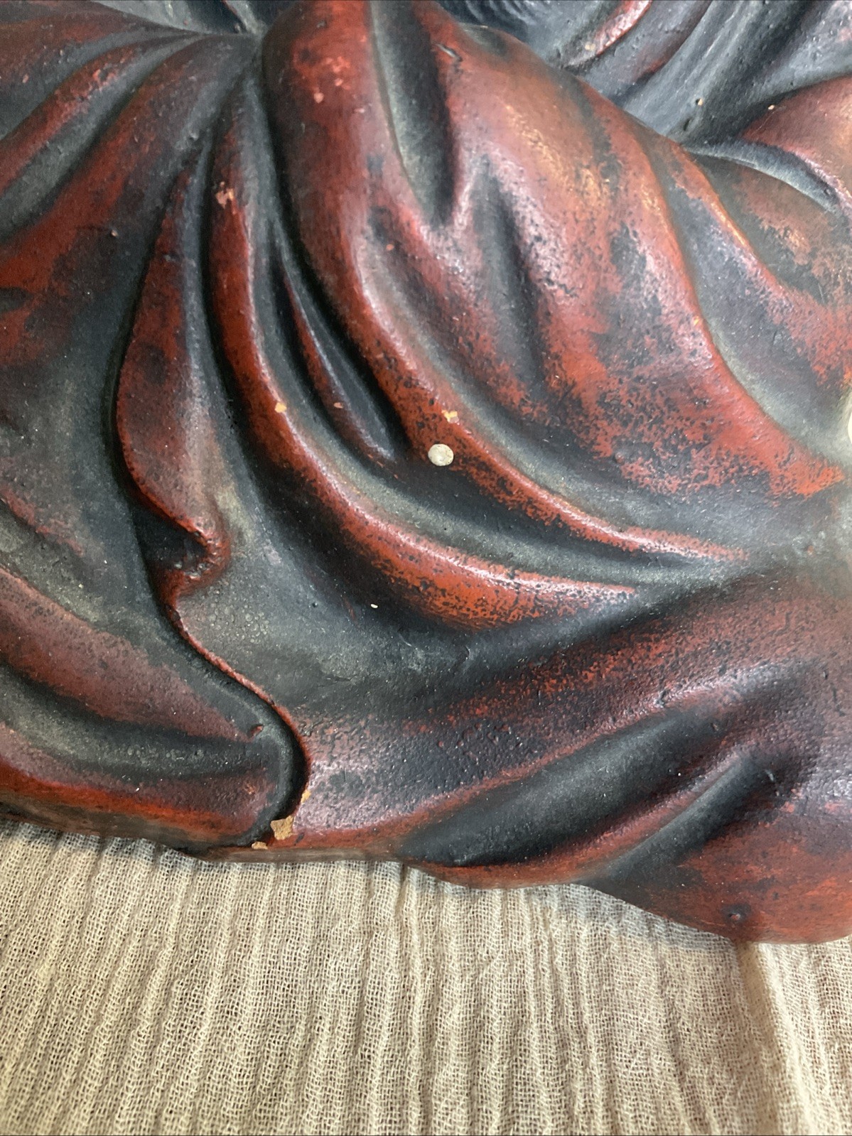 Vintage Japanese Figurine Daruma Daishi Buddhism Statue