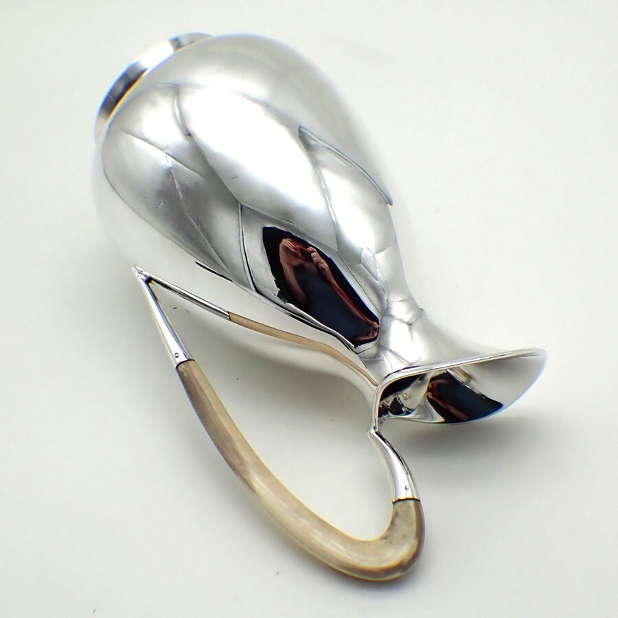 Modernist Pitcher German Sterling Silver Wilhelm Binder