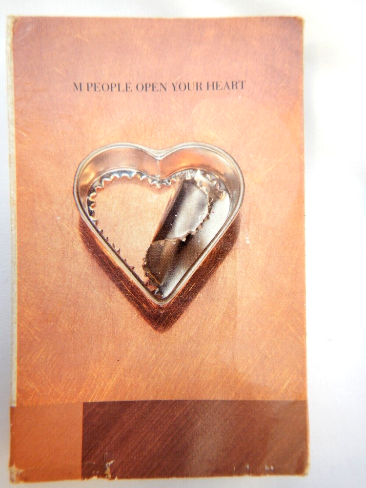 M PEOPLE - OPEN YOUR HEART - CASSETTE SINGLE