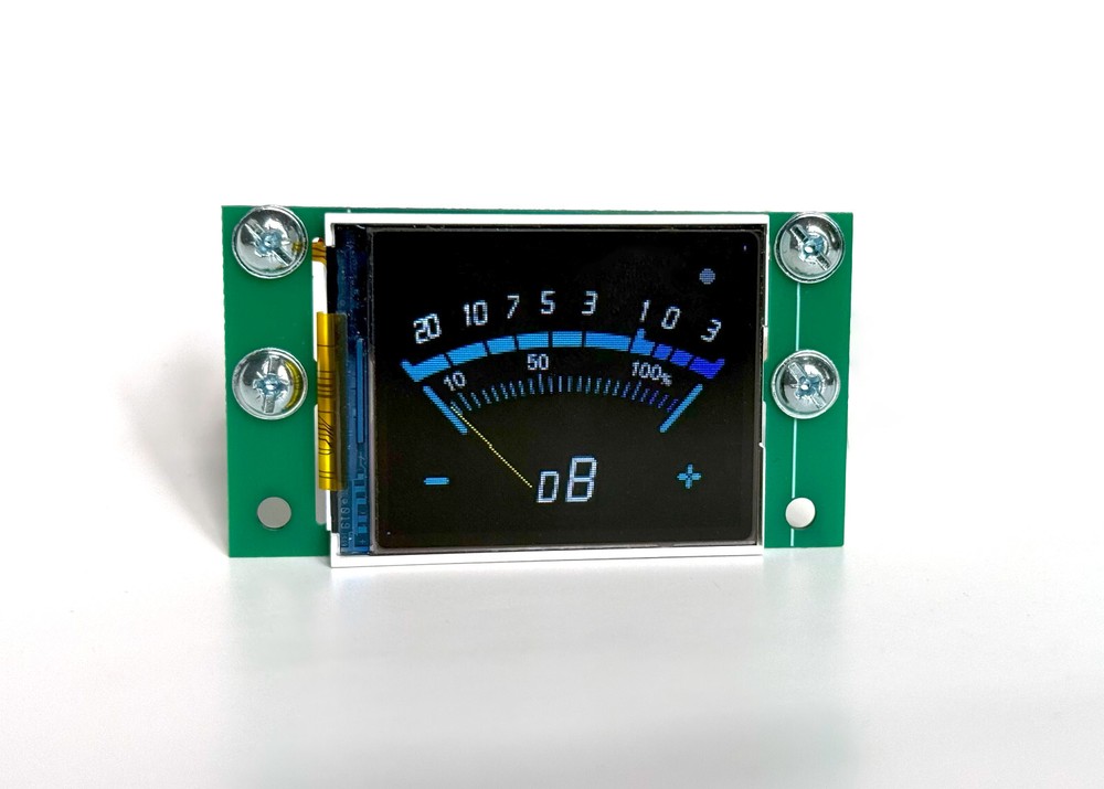 Signal level indicator - LCD display (voltmeter, S-meter, VU-meter) M368 Module